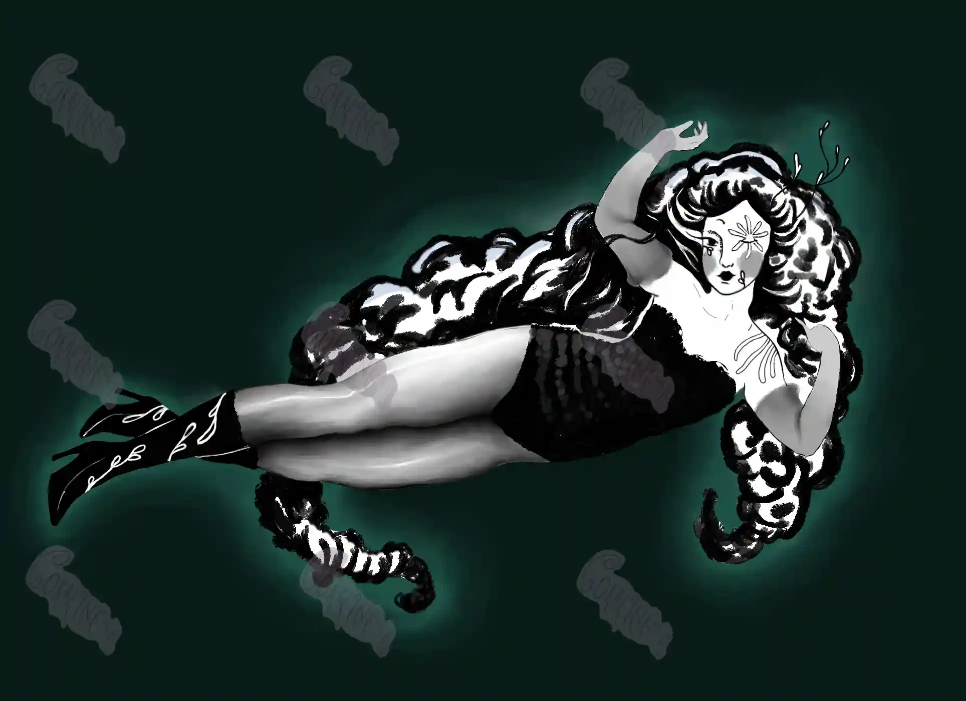 La venere nasce dalla moda che ci fu nel 1920 in cui le donne si facevano tatuare piccoli disegni come fiori o farfalle vicino agli occhi.